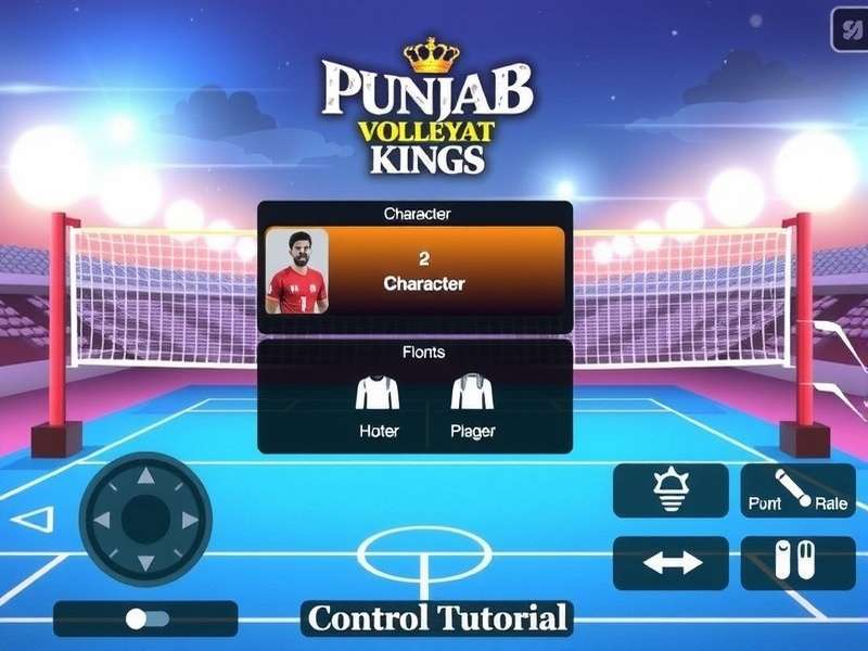 Punjab Volley Kings control tutorial